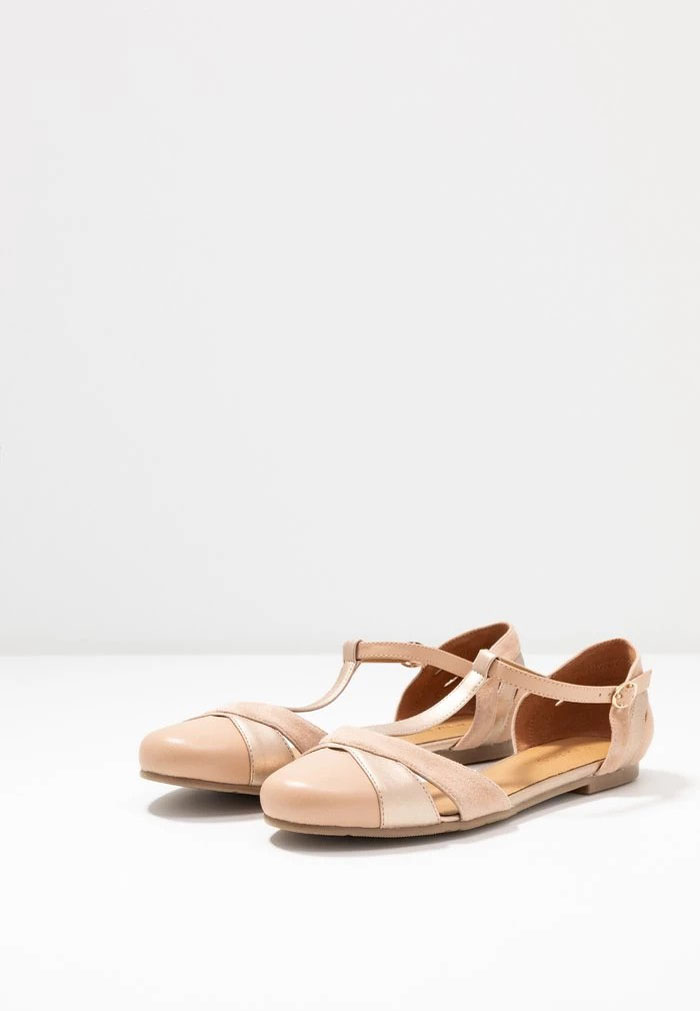 Ballerine ANNA FIELD Anna Field Leather Ballerinas Beige Femme | YXM-5846590